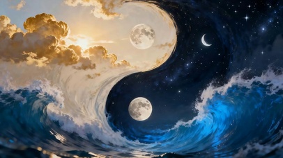 夜景星空