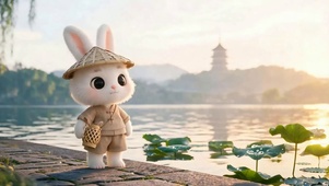 可爱萌宠兔子