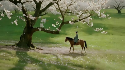 竹杖芒鞋轻胜马