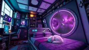 霓虹科技房间