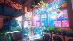 唯美花店酒馆