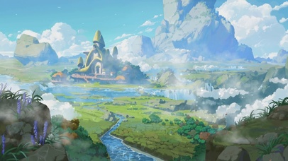 唯美护眼郊外景色