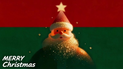 可爱圣诞老爷爷