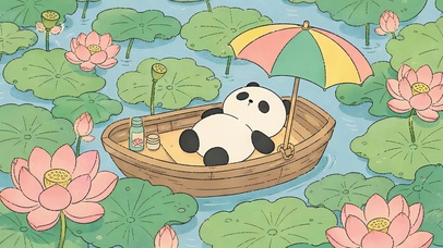 漂流的熊猫
