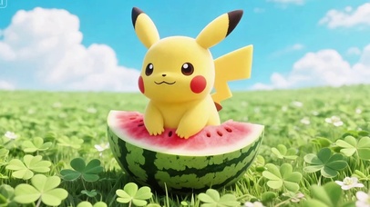 爱吃西瓜的皮卡丘