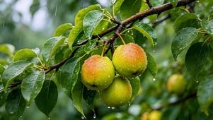 雨润秋梨 护眼听雨