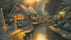 冬天圣诞小屋