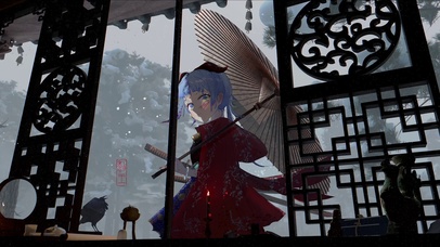甘雨-窗前雪