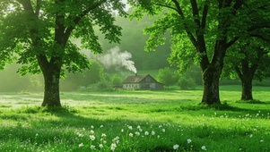森系乡村美景