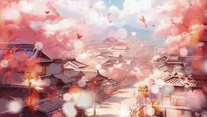 樱花古城