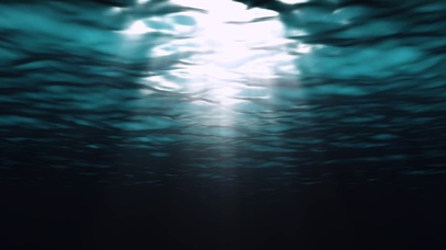 4K 高清  水下看蓝色海洋