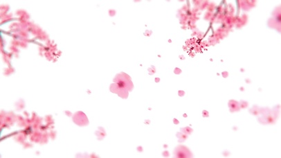 古风水墨画粉色美女爱情唯美