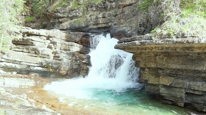 4K治愈清凉流水