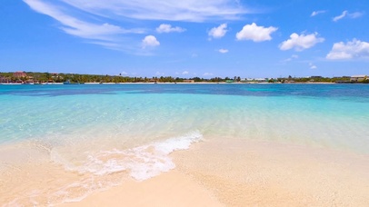 热带宁静蓝色海滩