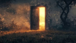 穿越神秘森林静谧之门