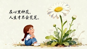 心里有花人生才不会荒芜