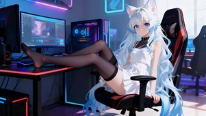 电竞猫耳少女