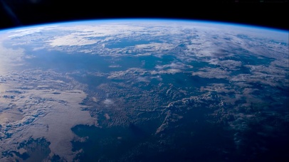 4K静谧的太空地球