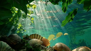 护眼海底贝壳
