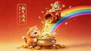 财福满盈门