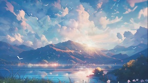 云层海岛
