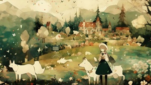 护眼插画壁纸