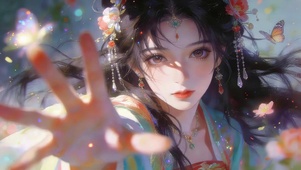 治愈古风少女