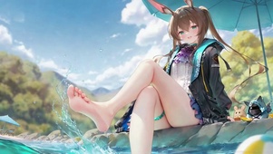 夏日海边兔耳美少女-阿米娅