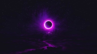 紫色黑洞