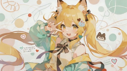 二次元可爱女孩