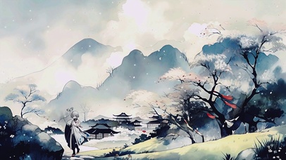 清新动漫AI场景