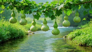 清新治愈葫芦