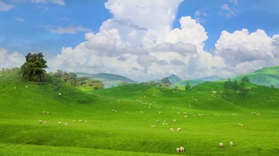 风吹草低见牛羊