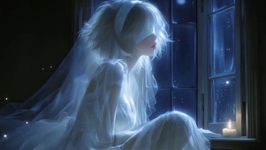 夜色治愈月光少女
