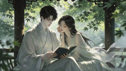 古风浪漫情侣壁纸