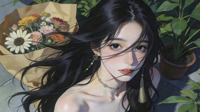 长发女孩