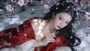 雪景媚娘