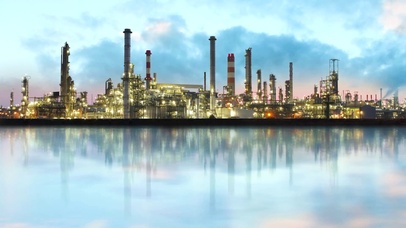 4K 高清 镜面工业城市