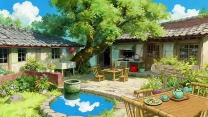 唯美的乡村小院