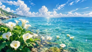 海边的鲜花
