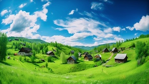 乡村自然美景