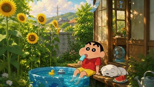 小新庭院夏日时光