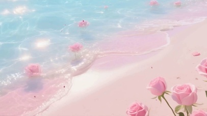 海景花草树木带鱼屏