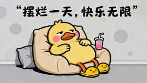 摆烂一天 快乐无限