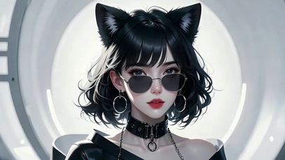 黑耳间赛博少女