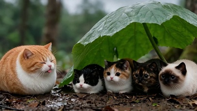 躲雨