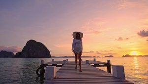 海边漫步