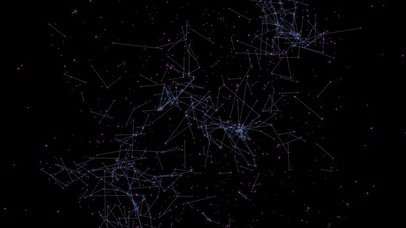 炫酷震撼粒子线条