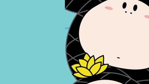 三尺童子-黑凤梨拖孩