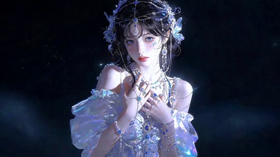 琉璃幻梦古典雅致少女